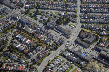 Fototapeta na wymiar Vancouver Aerial