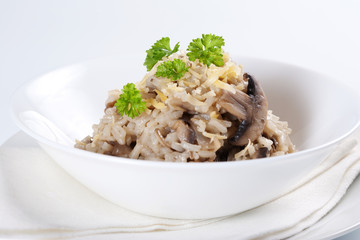 Mushroom risotto