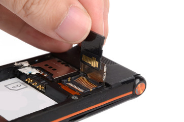 Memory card and cellphone