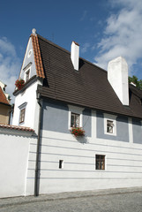 Obraz premium Historic houses in Cesky Krumlov
