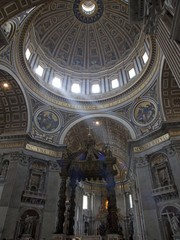 Fototapeta na wymiar St. Peter's Basilica in Vatican