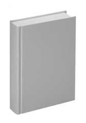Plain white book for design layout