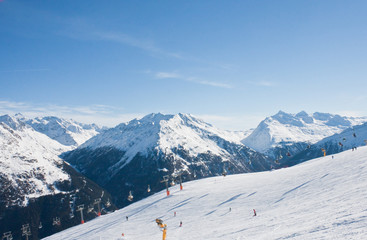 Fototapeta na wymiar Ośrodek narciarski Sölden. Austria