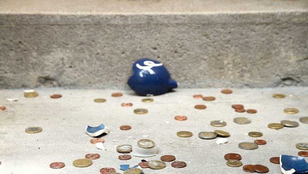 Sparschwein wird geschlachtet