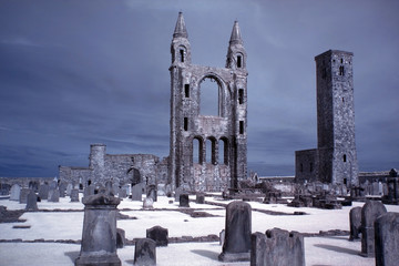 St Andrews cathedral grounds, GB