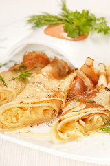 pancakes with cheese