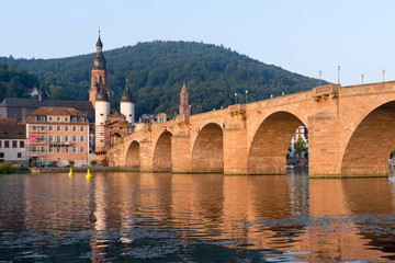 Fototapeta na wymiar Stadt am Neckar