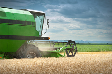combine harvester