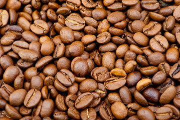 Background from coffee grains