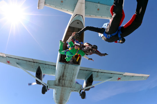 Skydiving photo