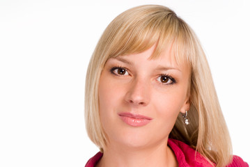 Naklejka premium cute girl portrait