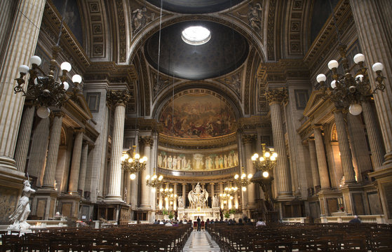 Paris - interior of Madeleine church