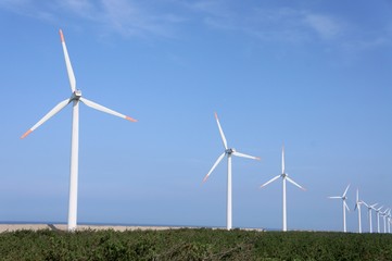風力発電　風車