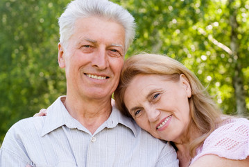 cute elderly couple