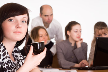 worker drinks on work
