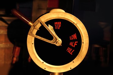 ancient boat brass power control