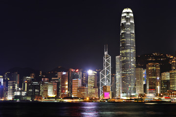 Hong Kong at night