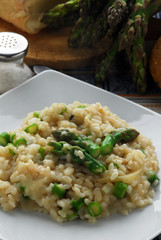 Risotto de espárragos