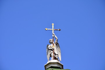 Angel with a cross.Kuskovo