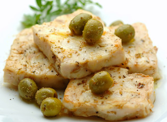 Merluzzo con olive
