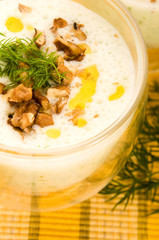 Tarator - traditional bulgarian cold summer soup