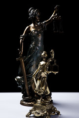 Fototapeta na wymiar Antique statue of justice