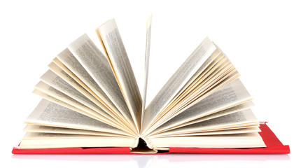 open book isolated on white