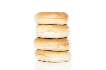 A fresh plain bagel