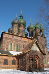 Fototapeta na wymiar Russia, Yaroslavl. Church of St. John the Baptist