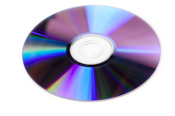 A colorful CD