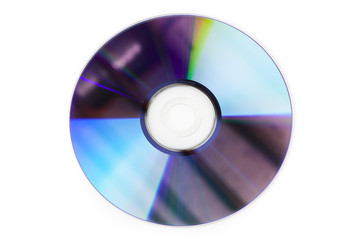 A colorful CD