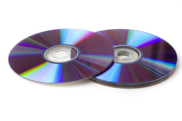 A colorful CD