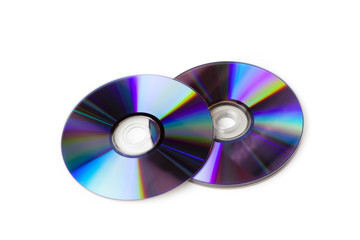 A colorful CD