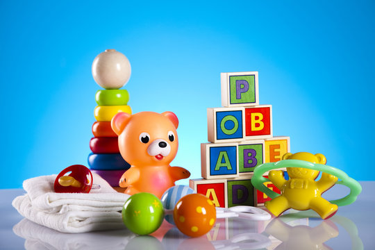 Toys and bear