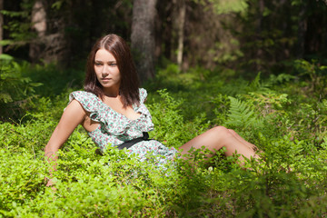 Naklejka premium Rest in wood