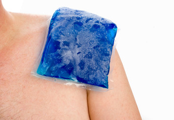 Ice on shoulder