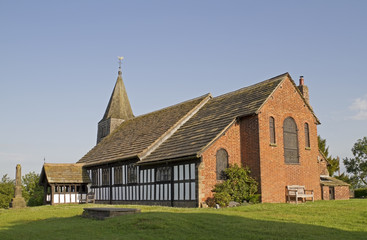 Fototapeta na wymiar Old rural church in Cheshire England