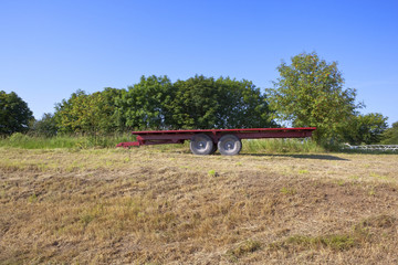 Fototapeta premium red trailer