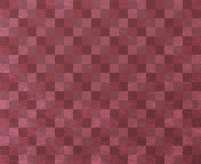 古く汚れたチェック柄の背景