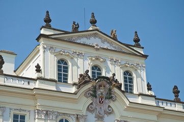 Fototapeta na wymiar Archbishop Palace near Prague Castle