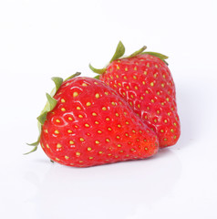 strawberry on a white background