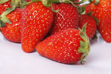 strawberry on a white background