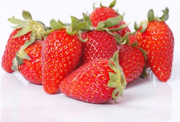 strawberry on a white background