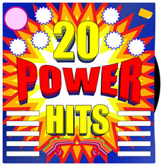 trashy abum LP record sleeve template, free copy space, vector