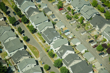 House Rows Aerial