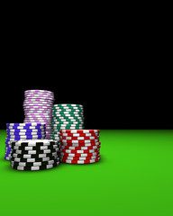 Casino Chips Background