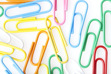A colorful paper clip