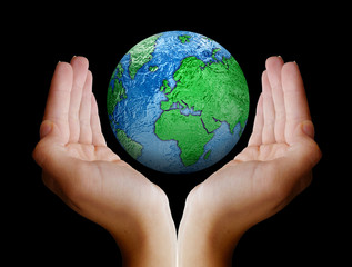 Whole world in her hands