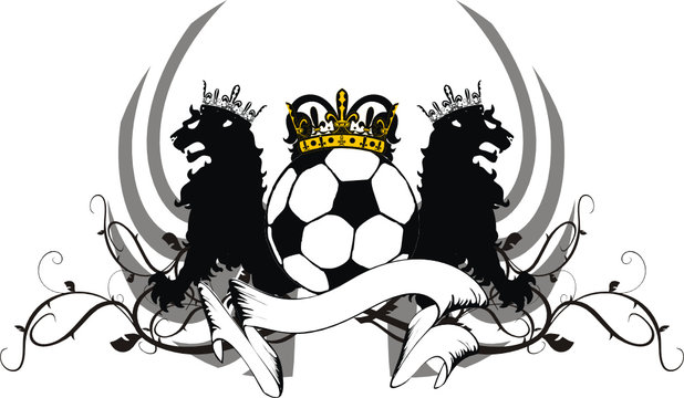 heraldic soccer lion crest1