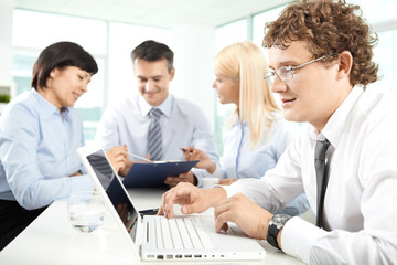 Obraz premium Meeting in office